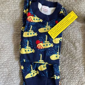 New with tags long sleeve Yellow submarine pajamas